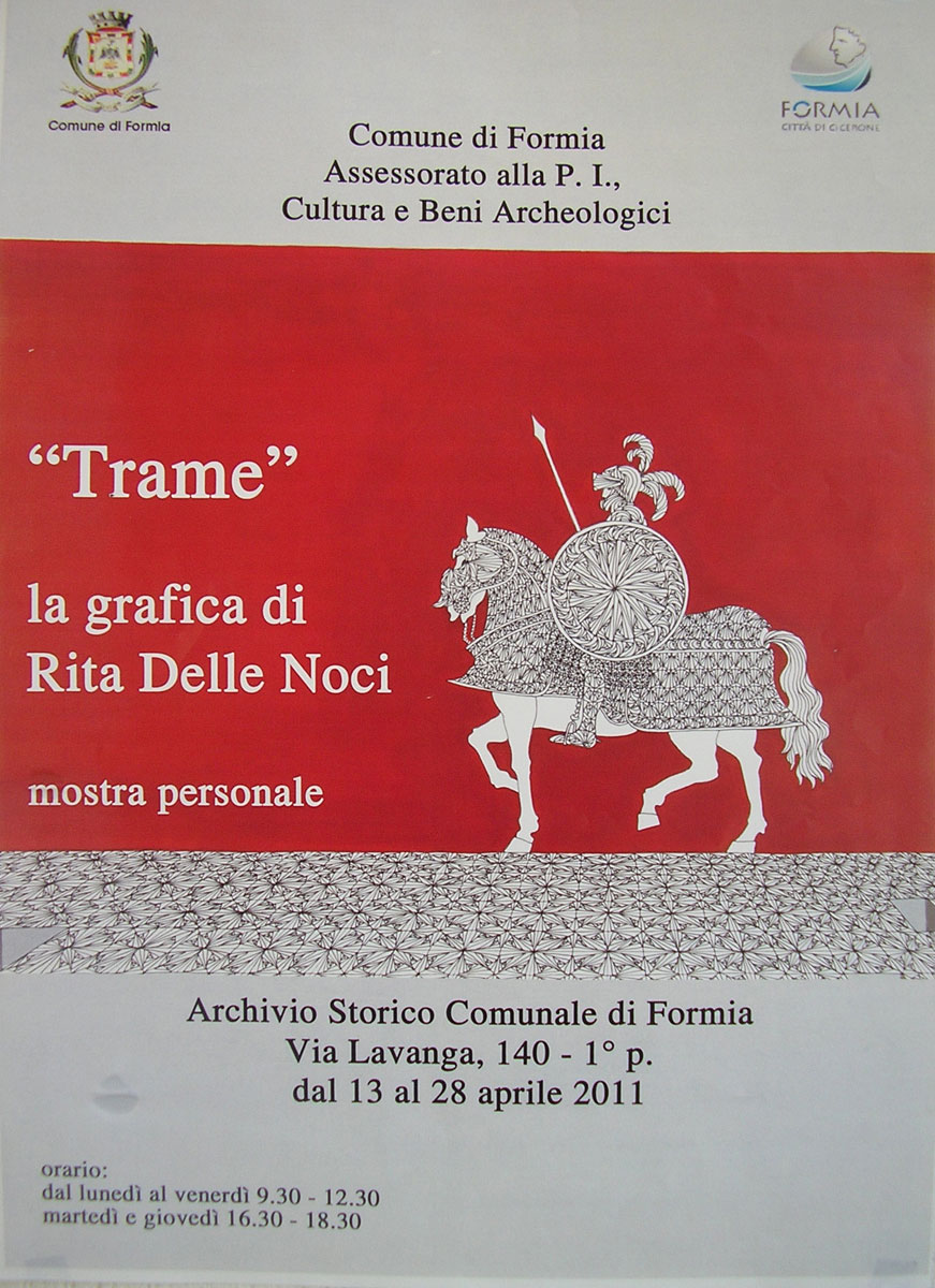 'Trame' - La grafica di Rita Delle Noci
