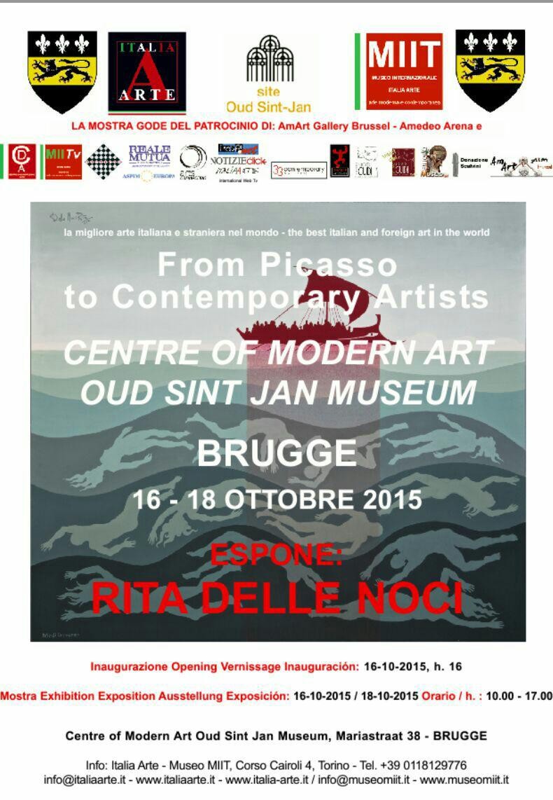 From Picasso to Contemporary Artists. Centre of Modern Art 'Oud Sint-Jan' Museum. Brugge